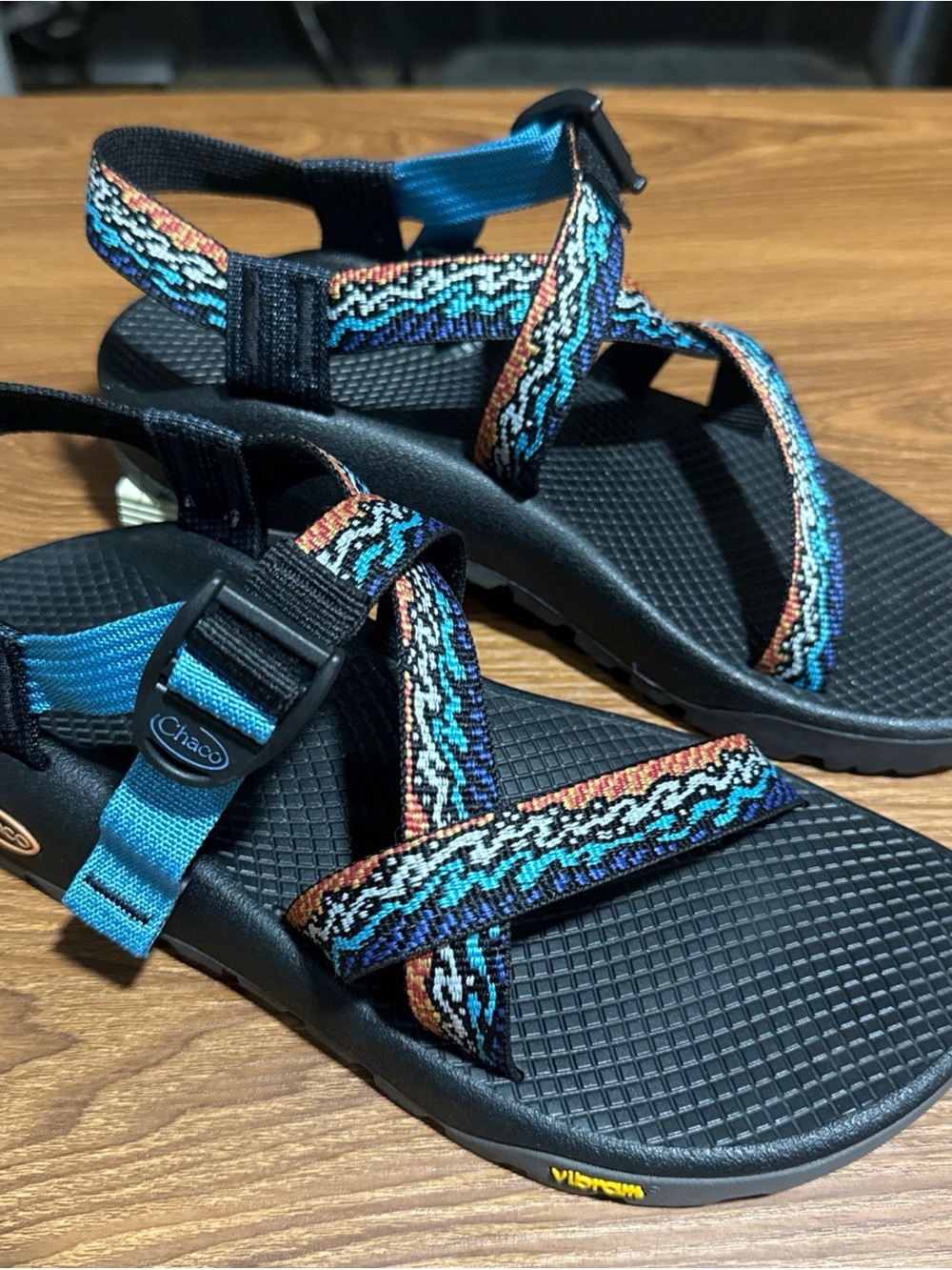 Chaco Rapid Pro Toe Loop Eddy Aqua Wave Sandals Shoes Beach Hiking Climb Wmn 8